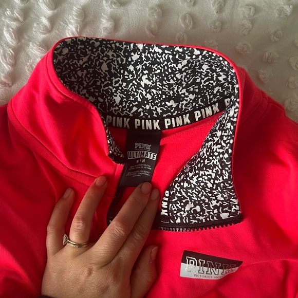 VS PINK Ultimate Quarter Zip Jacket - Picture 2 of 2